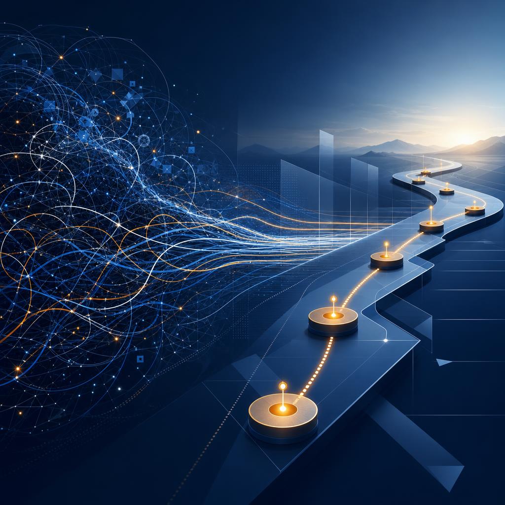 Featured illustration for From complexity to plan: shipping under uncertainty